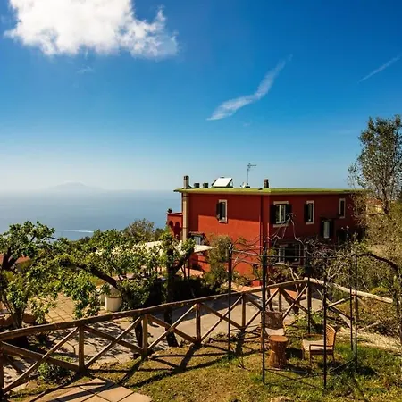 Aprea With Heated Pool, Capri Views And Services Villa