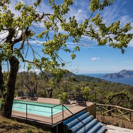 Aprea With Heated Pool, Capri Views And Services *
