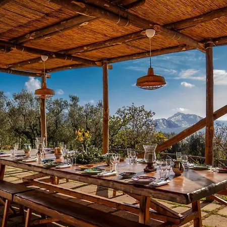 Aprea With Heated Pool, Capri Views And Services Villa Massa Lubrense